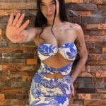 Vestido Estrela do Mar Azul